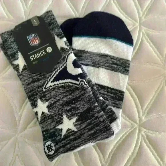 Stance Los Angeles Rams banner crew socks Men’s size Large (9-12) - Picture 2 of 3